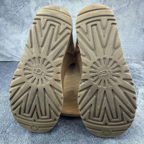UGG Classic Tall II Boots Womens Size 8 Chestnut Suede Sheepskin Shearling Warm - Picture 9 of 12